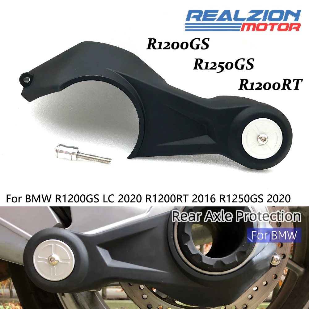 

RZ R1200GS R1250GS Adventure Rear Axle Protector Rear Wheel Axle Protection Guard Frame Slider For BMW R1200RT LC ADV 2013-2020