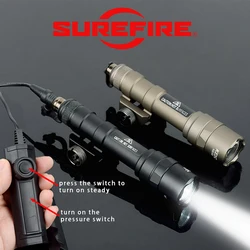 Tactical Scout Light Surefire M600 M300 M600C Dual Pressure Switch for Airsoft AR15 Hunting Flashlight LED SF Lamp
