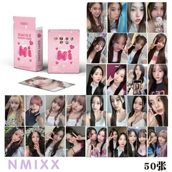 NMIXX-Tarjetas de fotos para chicas, tarjetas de fotos para chicas, regalo para fanáticos del álbum, regalo Lomo Kpop, ENTWURF AD MARE PICK LA, 50 unids/set