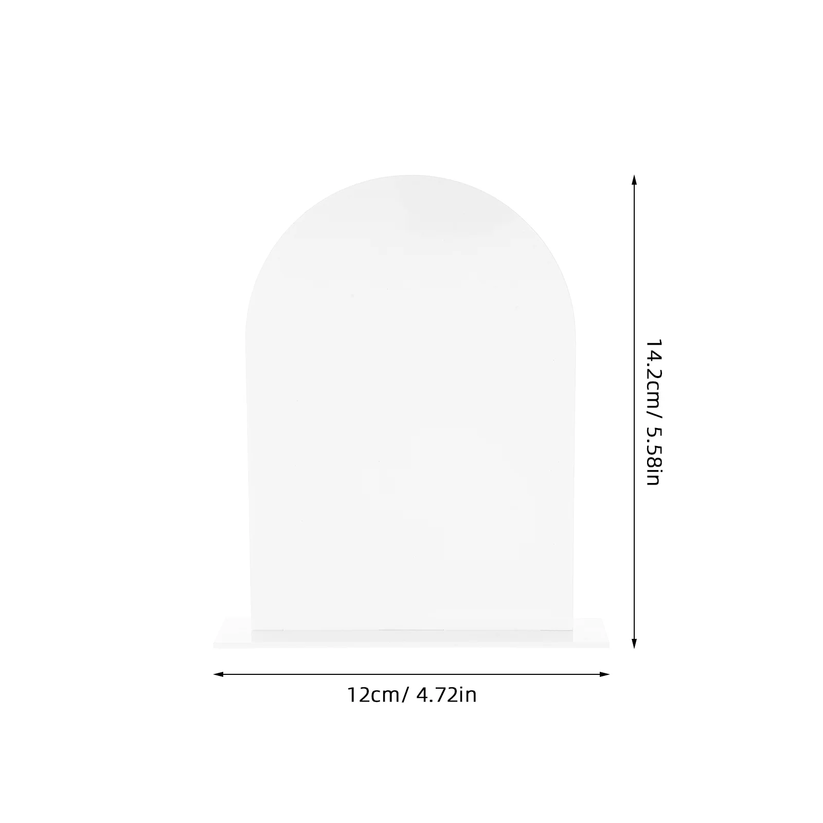 DIY الطباعة فارغة الاكريليك الجدول مكان بطاقات قوس الزفاف الجدول أرقام أصحاب لعرضات الجلوس ديكور الحدث الأنيق #4