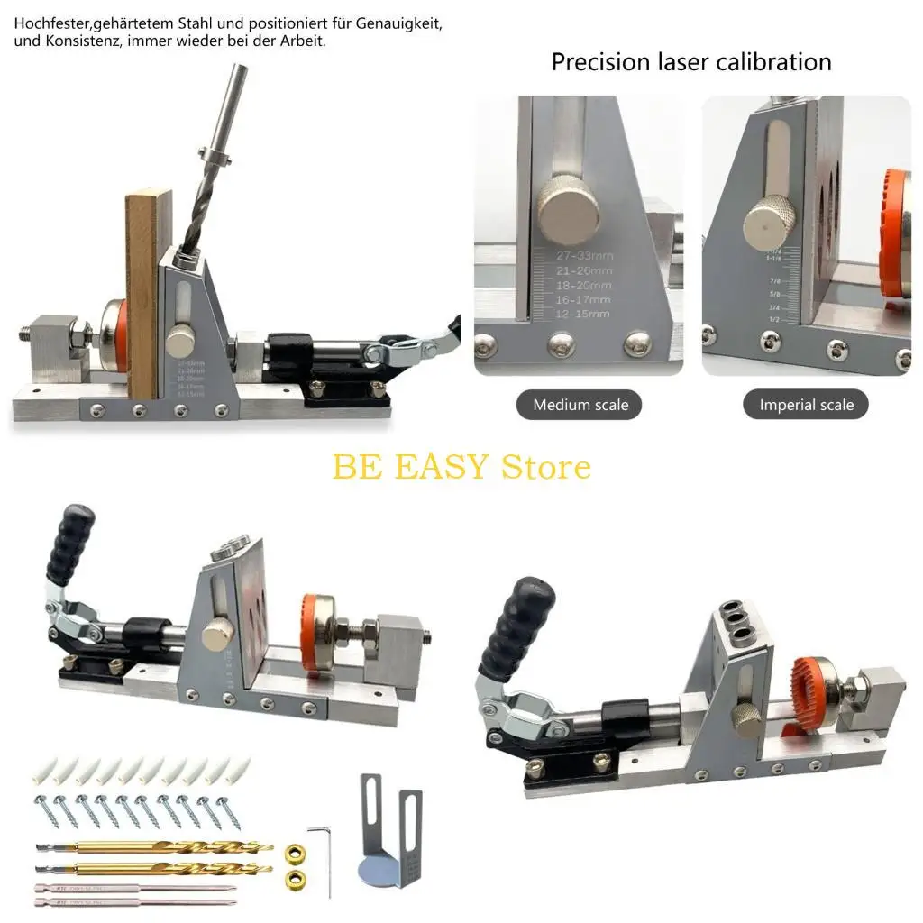 

E28F Приспособление для карманных отверстий, набор столярных сверл для деревообработки под углом 15 градусов