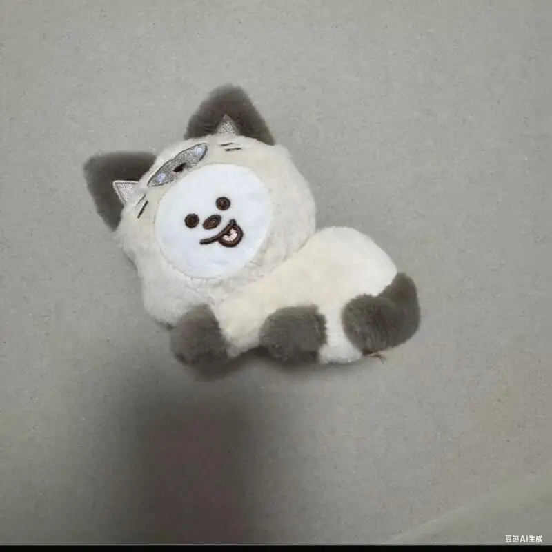 애니메이션 만화 BT21 쿠키 치미 크로스드레싱 봉제인형, 독창적인 새로운 봉제인형 펜던트, 배낭 키체인 펜던트 액세서리