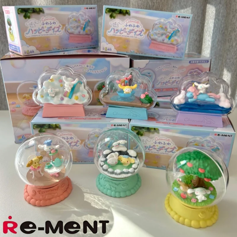 リーメント サンリオ ポチャッコ コーヒーショップ メロディ チョウルキ ミニチュアシーン エッグ ブラインドボックス おもちゃ コレクタブルフィギュア