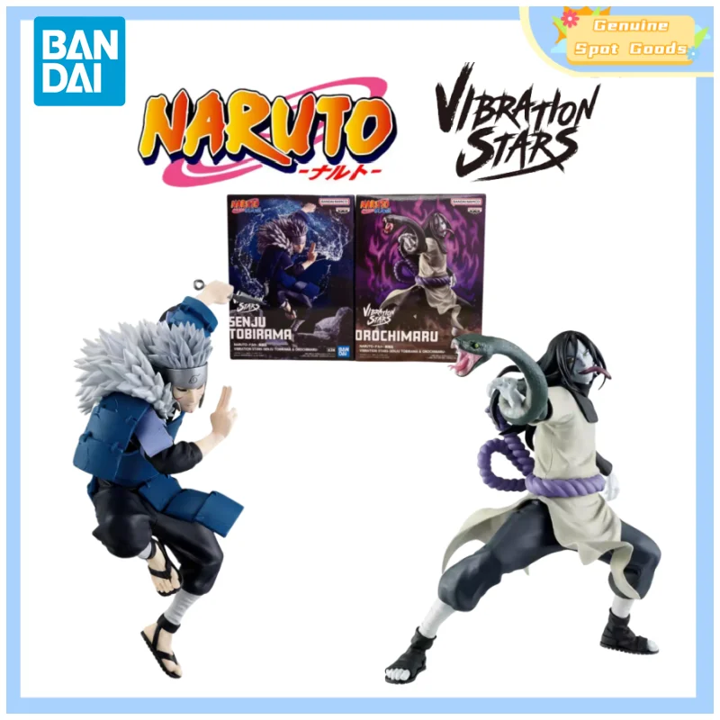 

Genuine Bandai NARUTO VIBRATION STARS SENJU TOBIRAMA ＆ OROCHIMARU Anime Action Figures Model Figure Gift for Toys Hobbies Kids