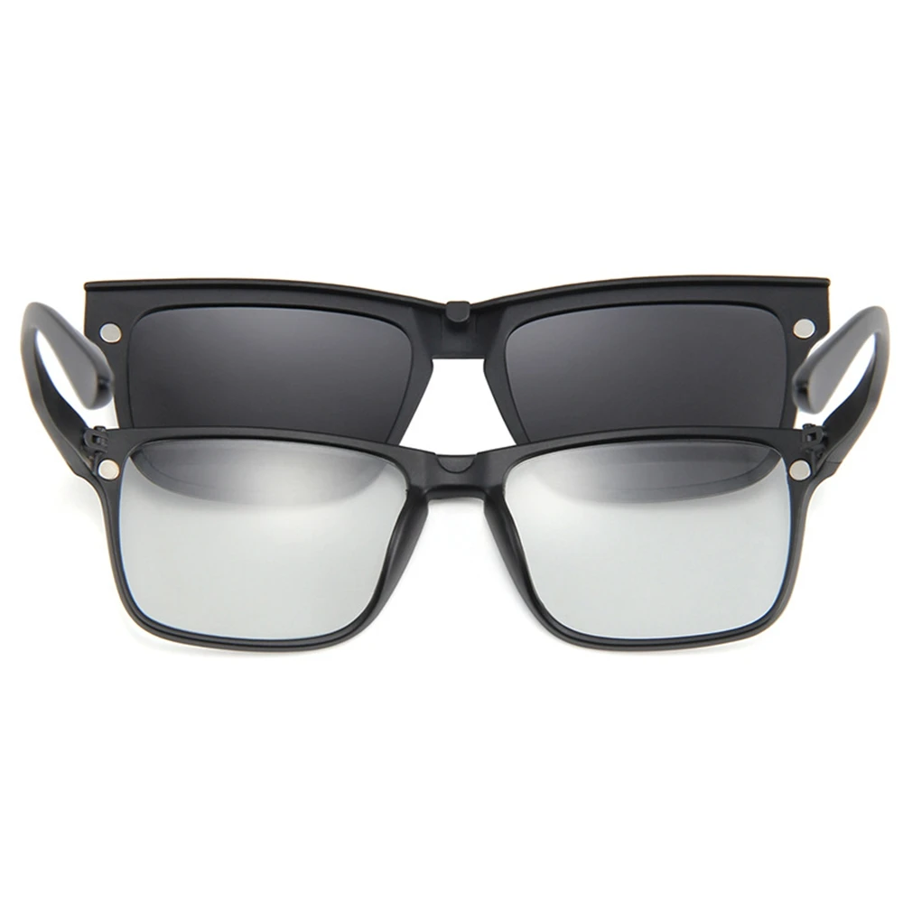 ShinyCoCo Marca de Luxo Destacável Laminado Polarizado Óculos de Sol Visão Noturna Caso Magnético Óculos de Sol Proteção Solar Óculos de Sol