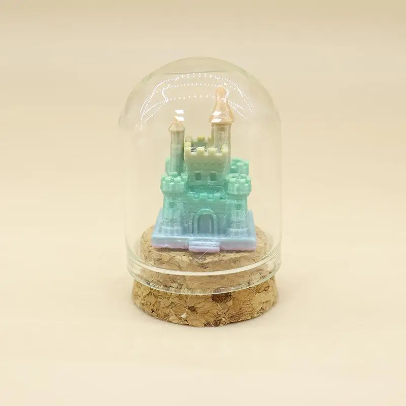 Dollhouse Decor Accessories, Miniature Halloween Elements Model With Glass Cover, Tiny Ornaments For Doll House Layout