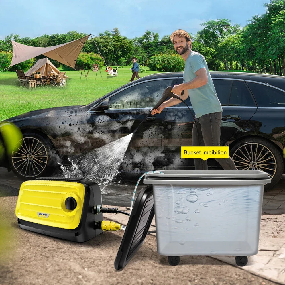 Karcher-pistola de água de alta pressão para lavagem de carros, 1400W, 220V, escorvante automático, 108Bar, lavadora de pico 360L/H, IPX5