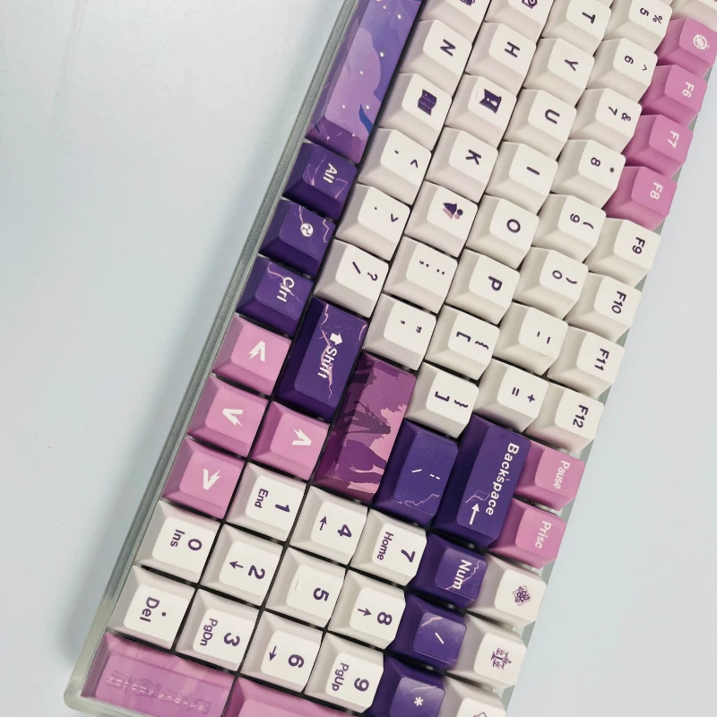 Asli Genshin tema dampak bunga menikah Tuhan PBT bahan Keycap dengan lima sisi sublimasi termal pabrik asli