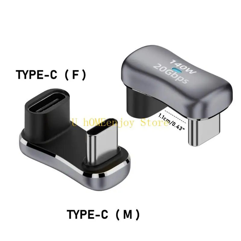 B0KF Advanced Type-C Adapter with Supports 0Gbps, 140W 28V5A Charging, and 4K 60Hz Video USB to USB C Adapter