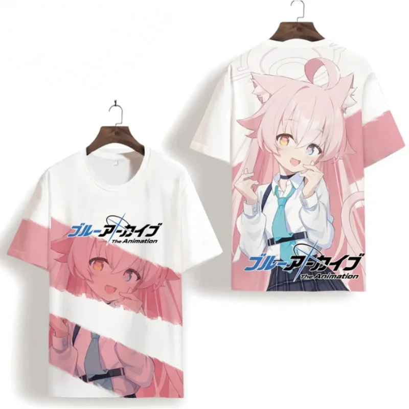 New game Blue archive T-shirts 3D print kids anime cartoon tees casual men women Short Sleeve T shirt oversized Harajuku Y2K top