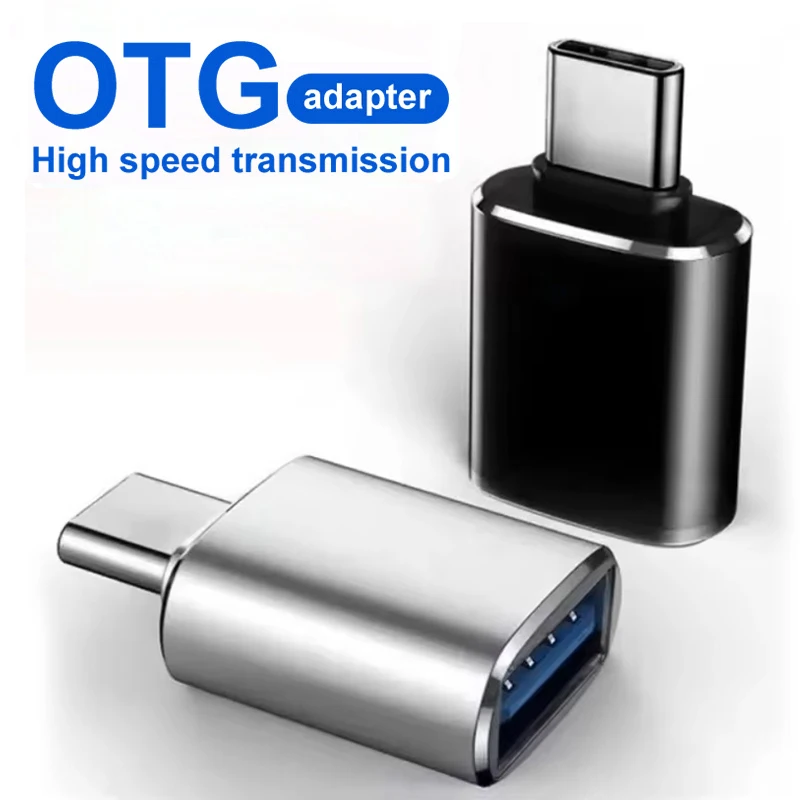 USB C Para USB 3.0 OTG Adapter USB to Type-C Interface for iPhone 17 16 15 for Samsung for Xiaomi Mouse Plug Tablet Adapter