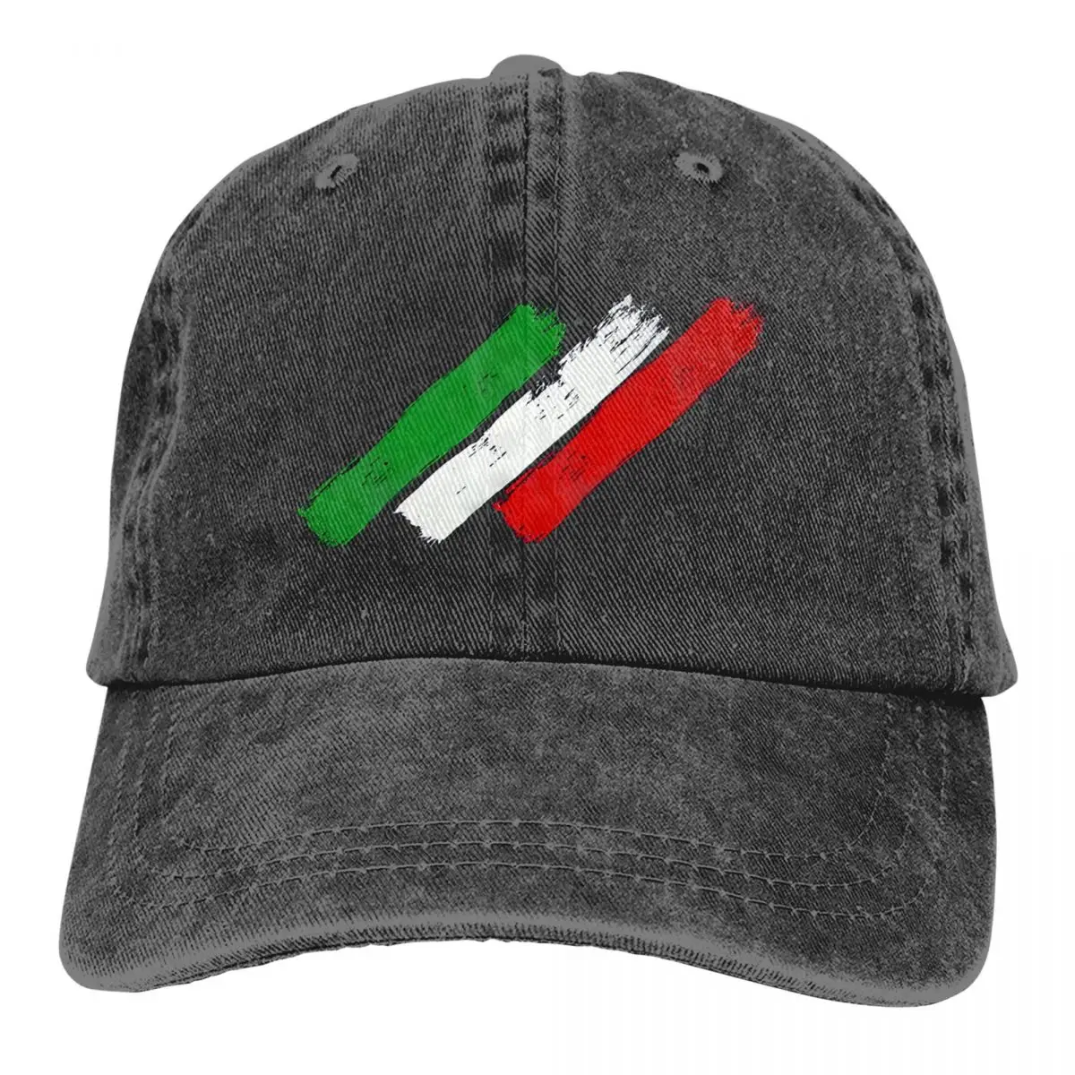 Flag Of Italy Retro Baseball Hat Cotton Sun Protaction Caps Unisex Casual Golf Hats