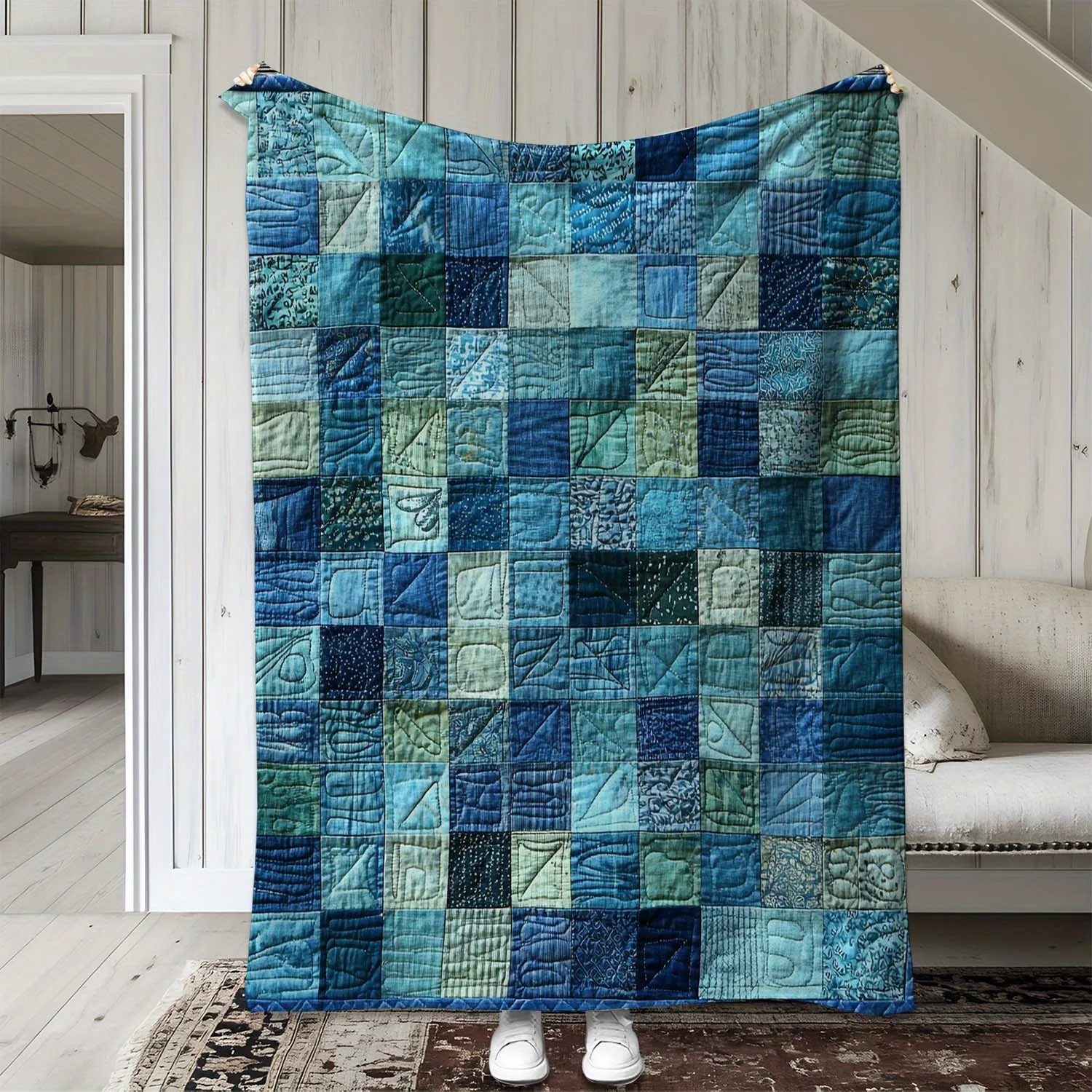 Why This Teal Patchwork Quilt Is My Go-To Blanket for Cold Nights and Cozy Afternoons
