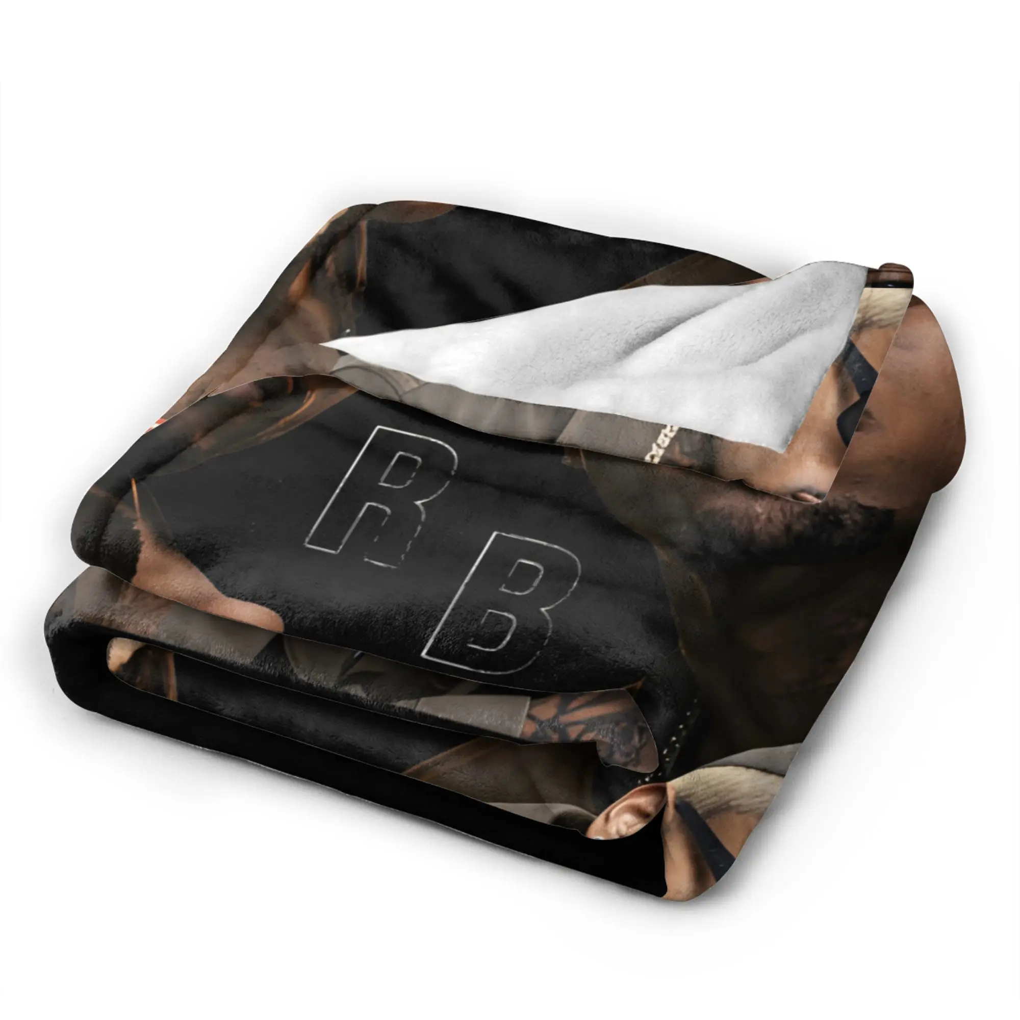 Chris Brown And Usher The Rb Tour Blanket Warm Soft Plush Throw Blanket For Girls Boys Couch Bed Flannel Bedspread Bed