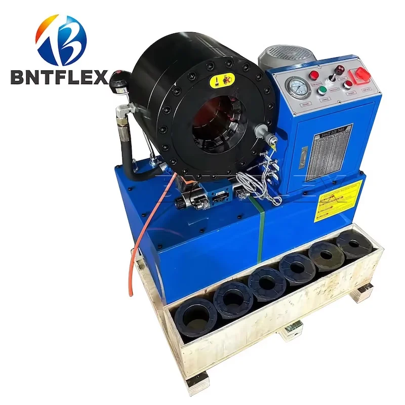 

BNT75 China Good Quality 3 Inch Hydraulic Hose Crimping Machine with 12 sets of dies