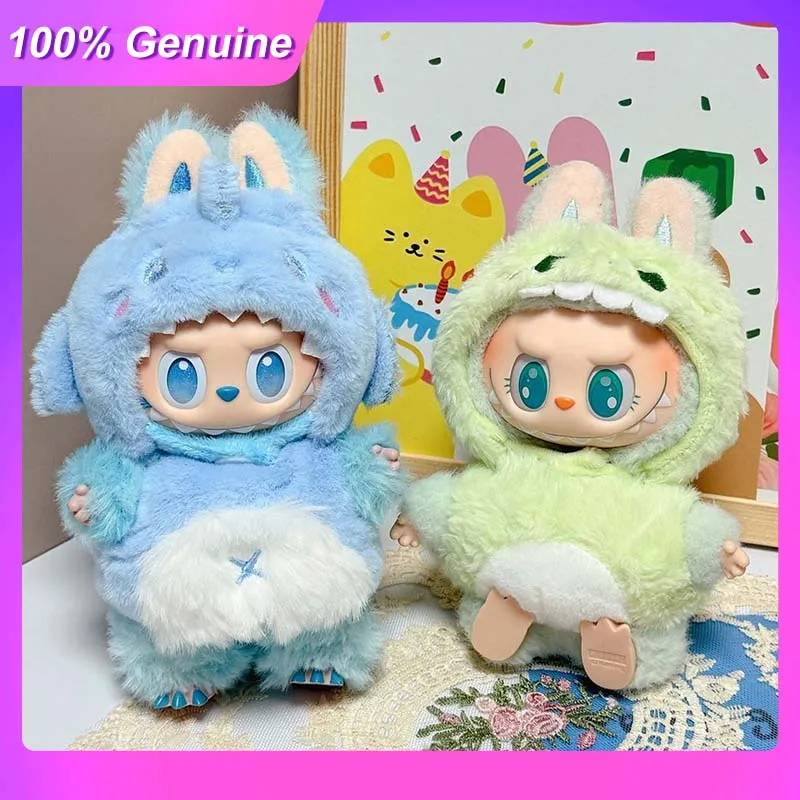 

Подходит для одежды Labubu 15/17 см, кукла поколения V1/V2/V3, слепая коробка, подвеска, одежда, оригинальный набор динозавров с героями мультфильмов, набор акулы