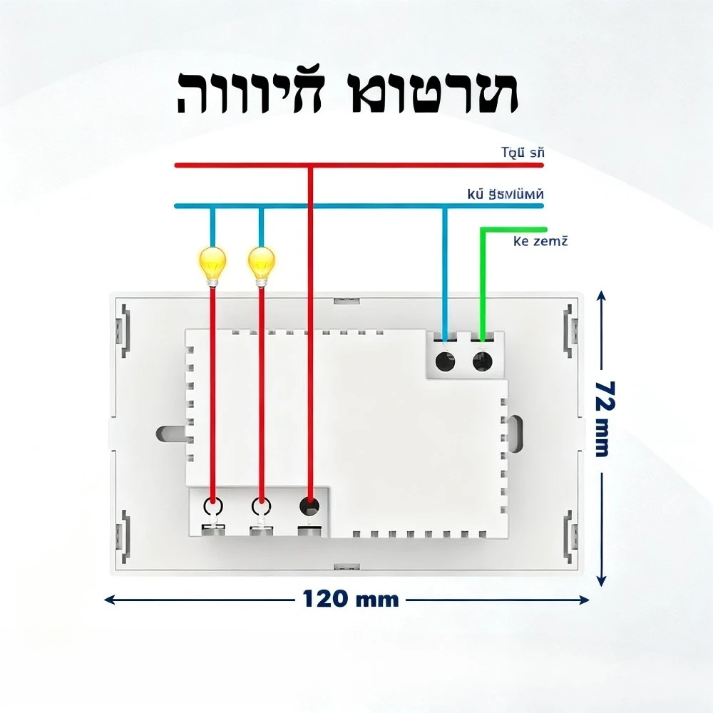 Shawader Tuya Israel Wall Socket USB Type-C PD 30W Charge Wifi Smart Plug Outlet Glass Panel Remote Control by Alexa Google Home
