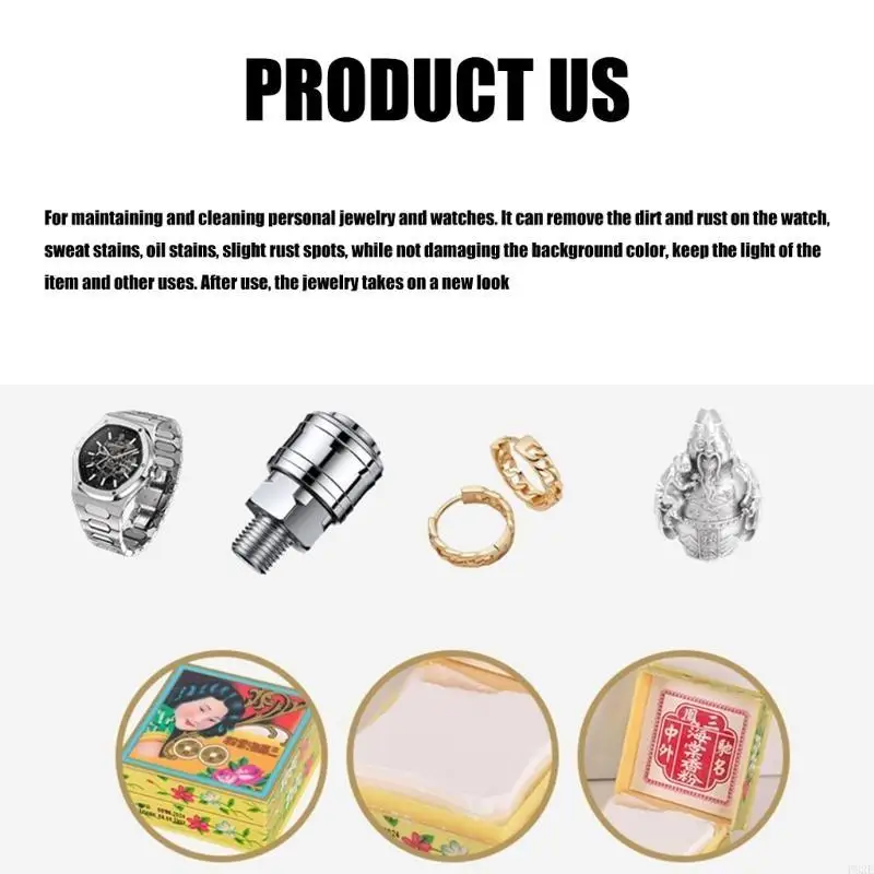 P82E RestoreWatch Luster Effective Metal Cleaning Powder Silver Powder Cleaning Care