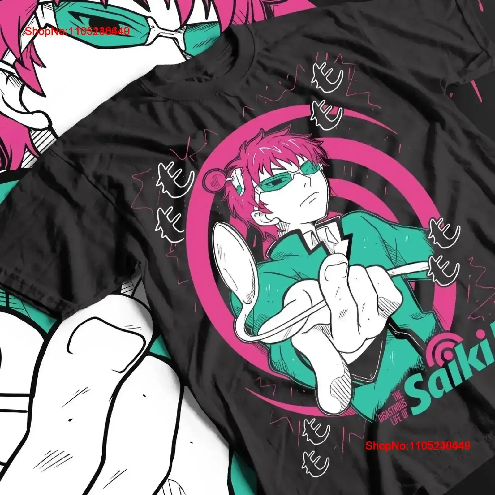 Kusuo Saiki T Shirt K Anime Fans Comic vintage Washed streetwear Breathable Top For Everyday Wear designer clothes Soft Stylish
