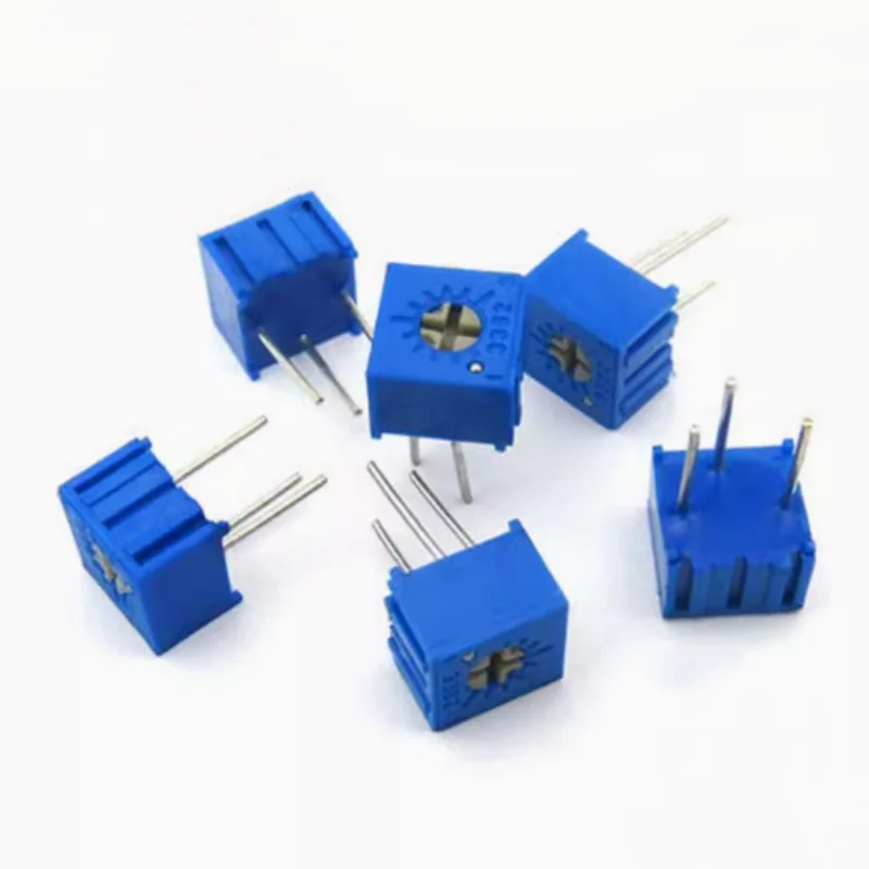 10PCS 3362P Series Resistance 101 201 501 102 202 502 103 Trimpo Trimmer Potentiometer 3362 500R 1K 2K 5K 10K 20K 50K 100K