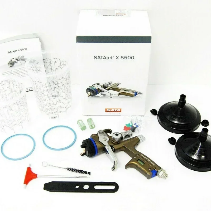 SUMMER SALES DISCOUNT ON Best Quality Sata jet X5500 RP Gun 1.3 I NOZ. W RPS Cups