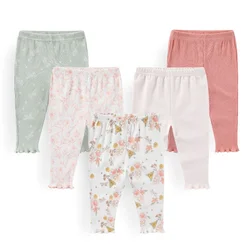 Baby pants cute printed pants 0-12 months baby girls cotton pants newborn baby pants soft and comfortable