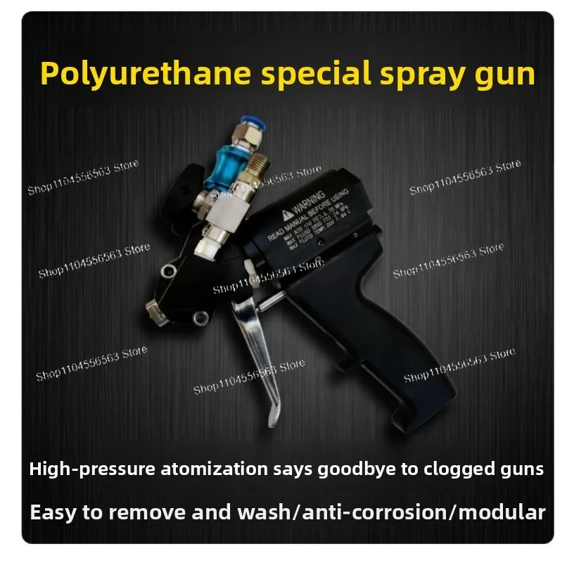 High‑Pressure Pneumatic Polyurea Polyurethane Fan‑Shape Foaming Spray Gun