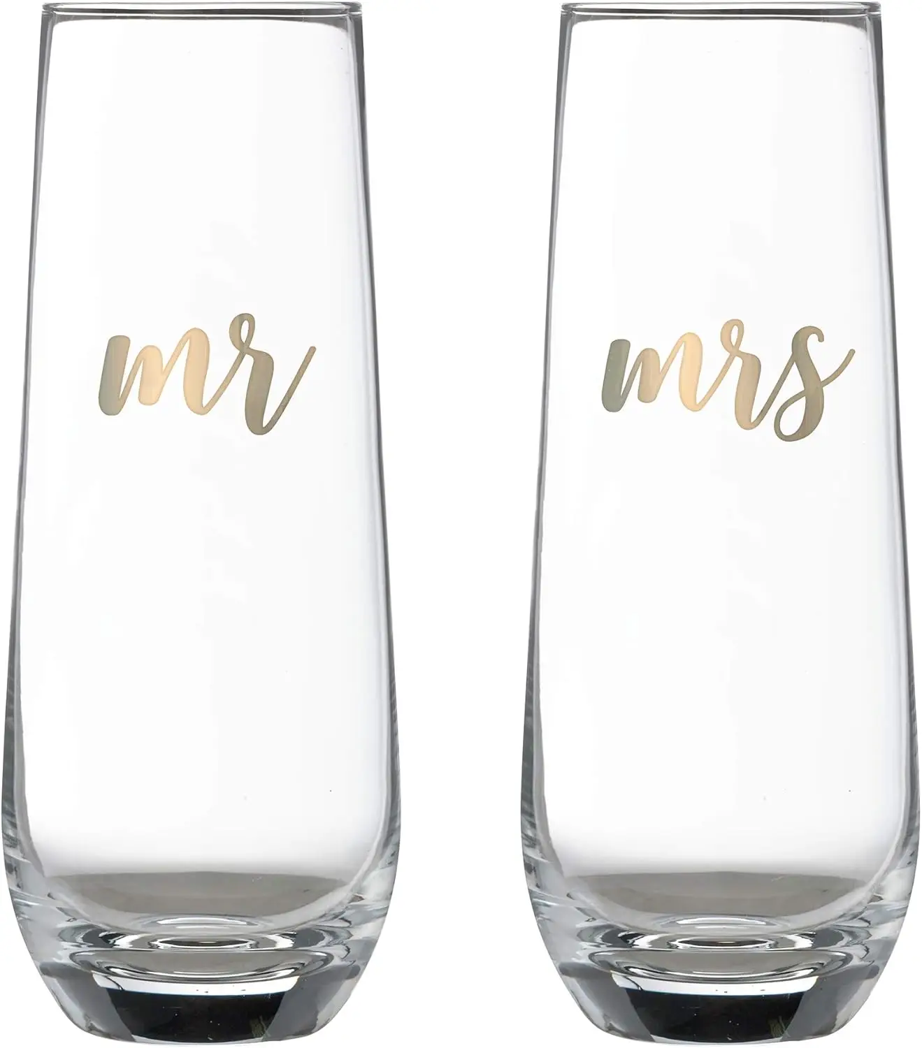 

Mr & Mrs Champagne Glass Set