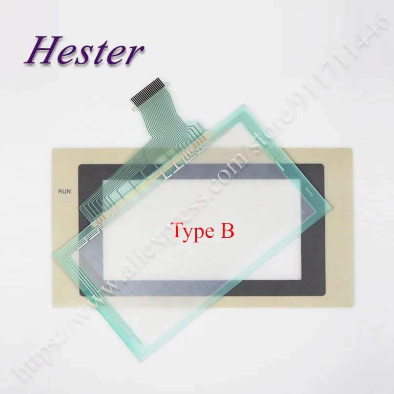 

Touch Digitizer Screen Glass Panel for NT21-ST121B-E NT21-ST121 Touchpad with Protective Film Overlay