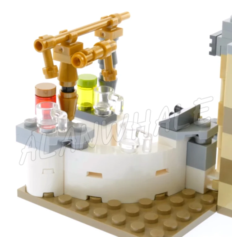 400pcs Space Plan Cantina Modular Sand Bar Ubrikkian 9000 Trooper 10905 Building Blocks toy Compatible With Model