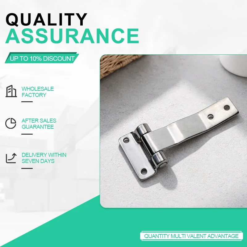 2pcs T-Shaped Long Tongue 304 Stainless Steel Hinge Industrial Machinery Equipment Automotive And Marine Parts