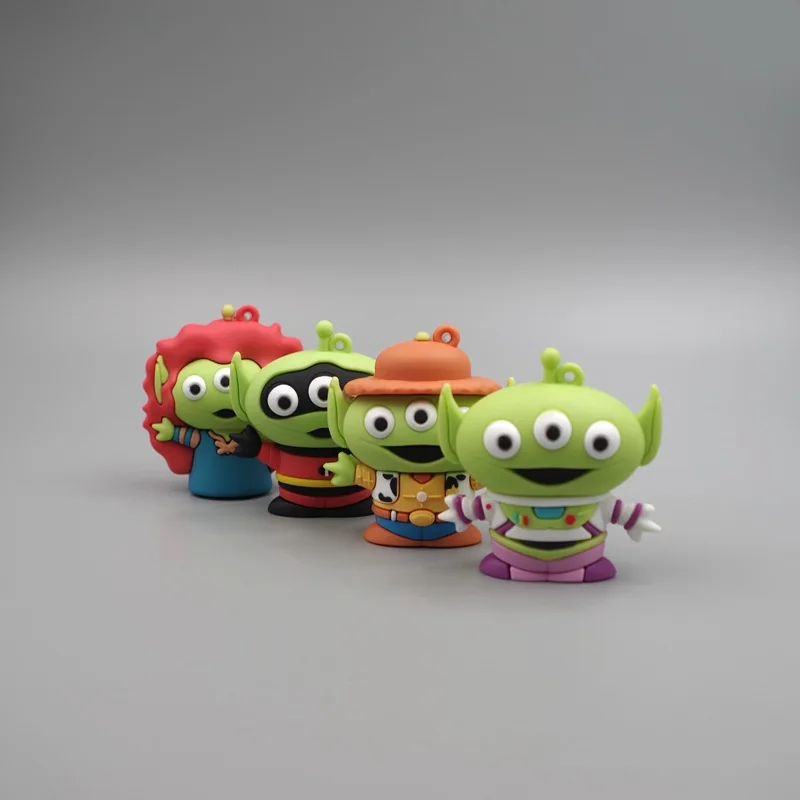 Toy Story Alien Cosplay Action Figure Cartoon modello in miniatura bambola auto torta accessori fai da te collezione regalo per bambini giocattoli alla moda