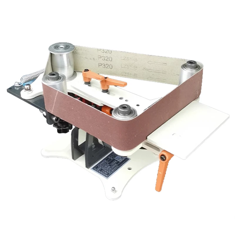730x50MM Heavy Duty Belt Sander Frame, Angle Grinder Retrofit Desktop V-Sharpener Knife Sharpening Tool Adapter