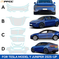 Pre-Cut Paint Protection Film For Tesla Model Y Juniper 2024 2025 8.5thick Car Clear TPU PPF Kit Sticker Auto Decal Accessories