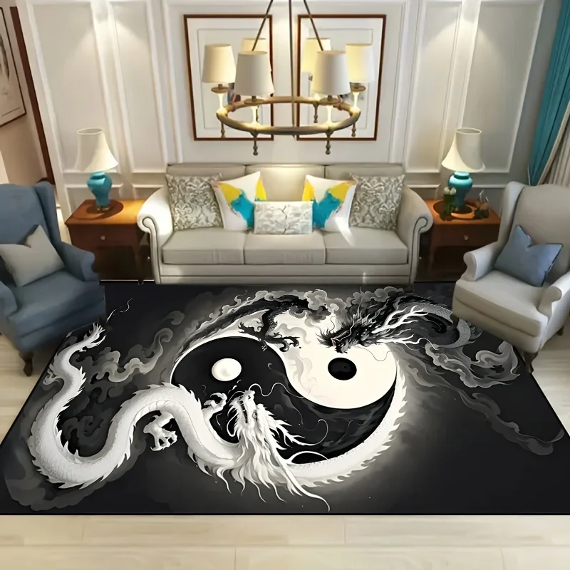 [JIT] 1pc Non-slip Resistant Rug, Machine Washable, Carpet for Entryway Living Room Bedroom, Outdoor Patio Garden Yard Decor R