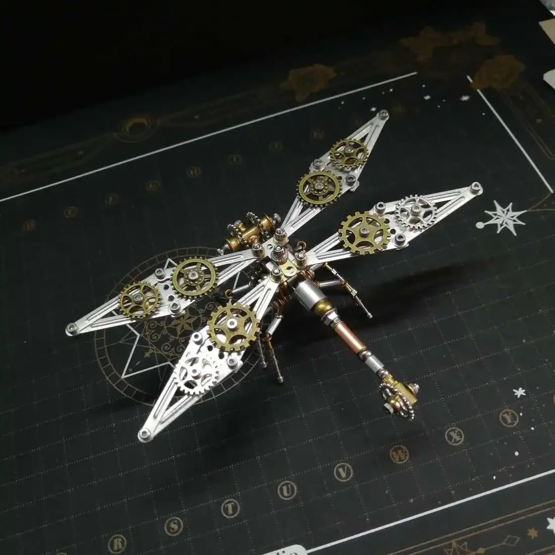 

Металлический 3D-Пазл «стрекоза» в стиле панк, модель насекомых «сделай сам», набор механических насекомых в стиле стимпанк, игрушка для сборки, 200 + шт