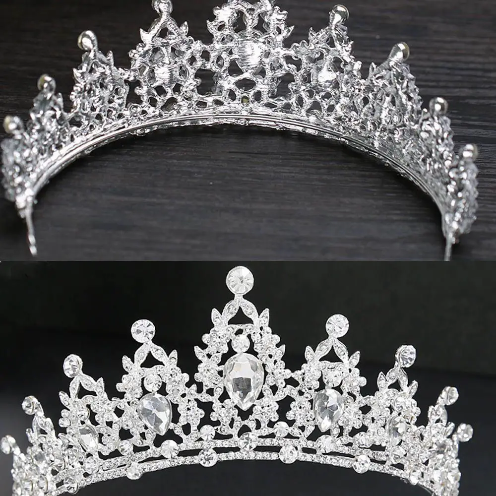 Fashion Women Jewelry Crystal Rhinestone Headwear Princess Headband Tiara Crown Hair Accessories