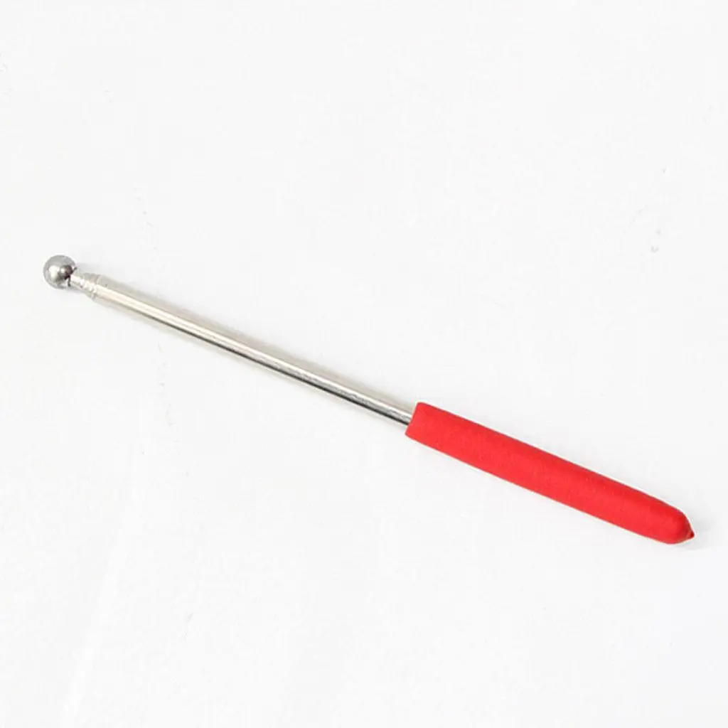 Belly Dance Sticks Portable Silver Telescopic Prop for Belly Dance Skirt Costume and Professional Use
