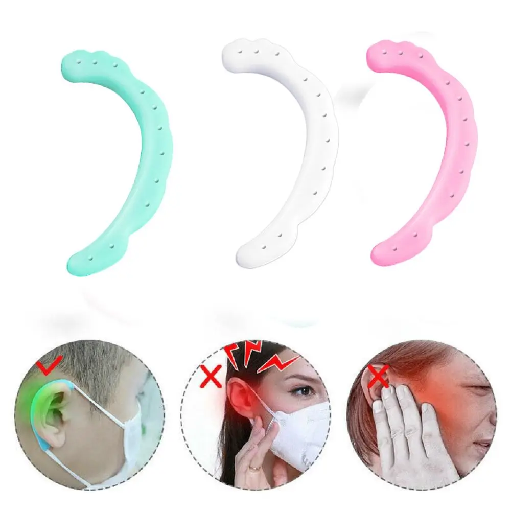 Anti-Leak Non-slip Earache Preventions Anti-Pain Silicone Women Mask Hook Mask Fixer Ear Hook Ear Artifact