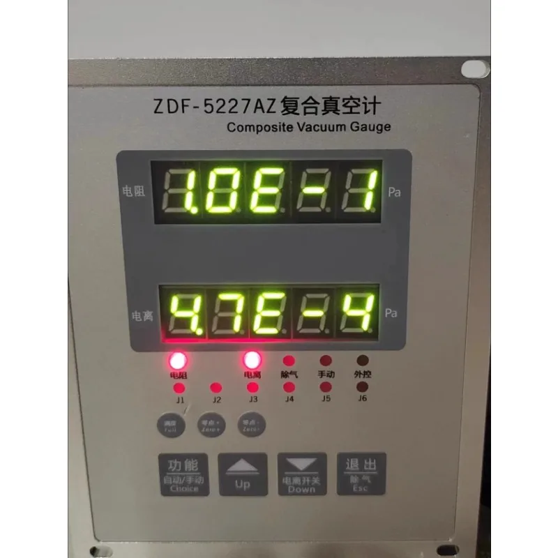 مقياس الفراغ المقاوم التأين الحراري، متوفر مع شفة زجاجية لأنبوب الفراغ #4