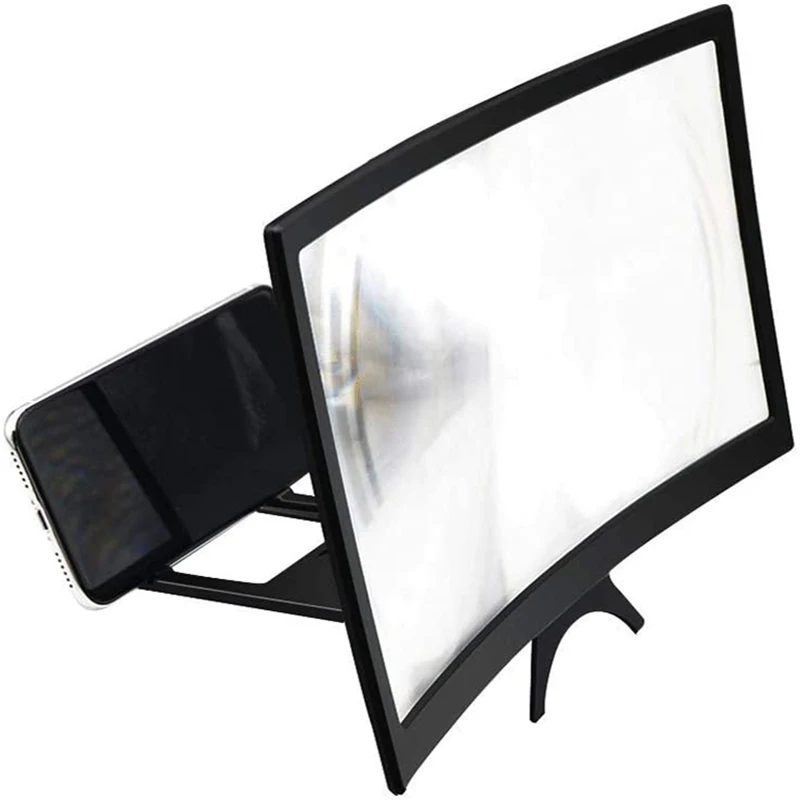 Hot selling and popular Curved Screen 12-inch Mobile Phone Screen Magnifying Glass Can Watch Movies and Games, Foldable Only Mob
