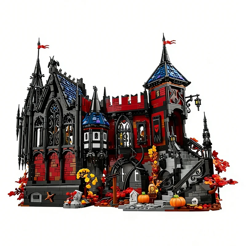 4056pcs Vampire House Model Bouwstenen Street View Kasteel Monteren Bakstenen Speelgoed Voor Kind Volwassen Verjaardagscadeau Compatibel 910049