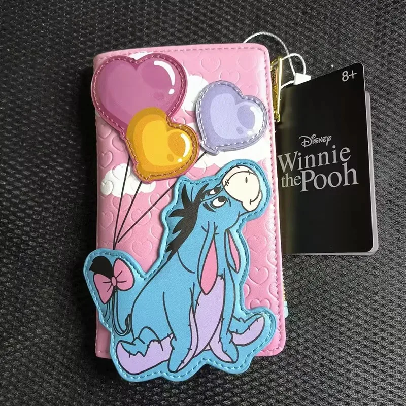

New Disney Eeyore Loungefly Wallet Clutch Purse Women'S Purse Card Bag Double Fold Coin Purse Card Package For Girlfriend Gifts