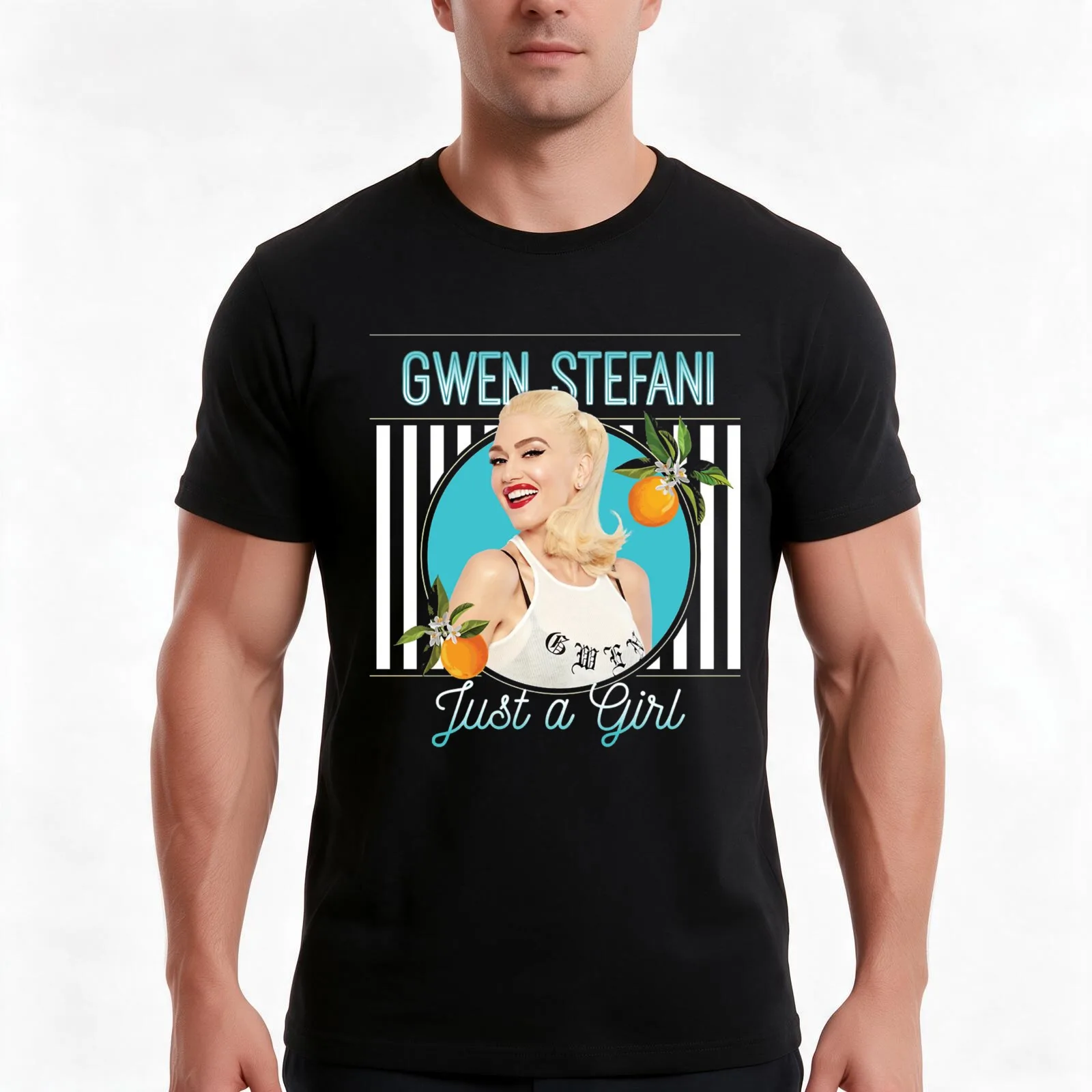 Gwen Stefani 2021 T-Shirt Summer Casual Cotton Tee Oversized Streetwear Tops Vintage Graphic Print Loose Fit Short Sleeve