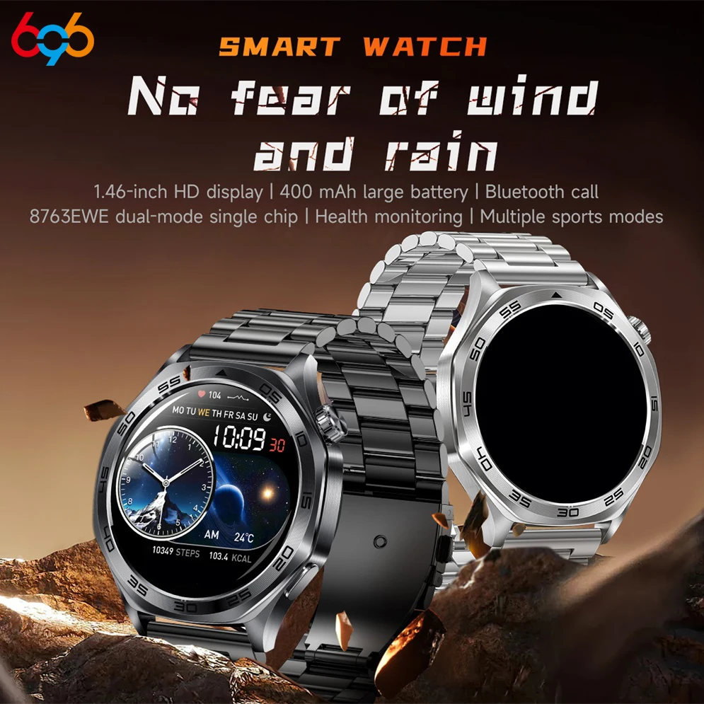 

Outdoor Smart Watch Multiple Sport Modes Fitness Watches Waterproof Heart Rate Sleep Monitoring Voice Assistant Smartwatch Music