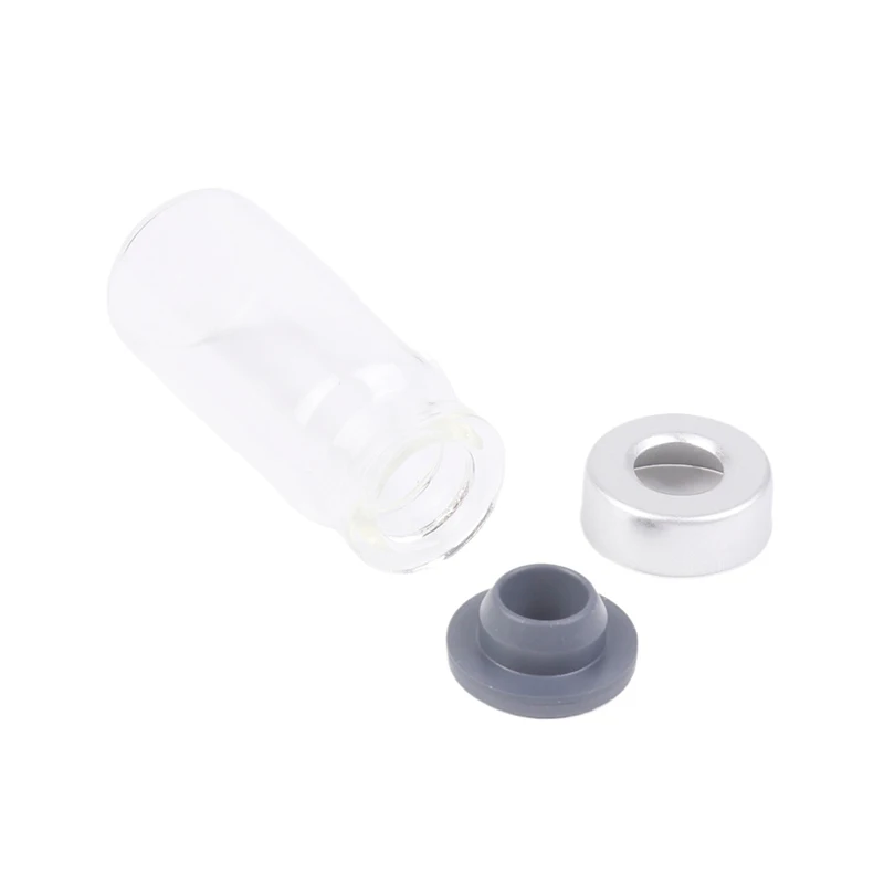 10 Pack 5/10/20ml Sealed Sample Vials Transparent Glass Vials With Self Healing Injection Port