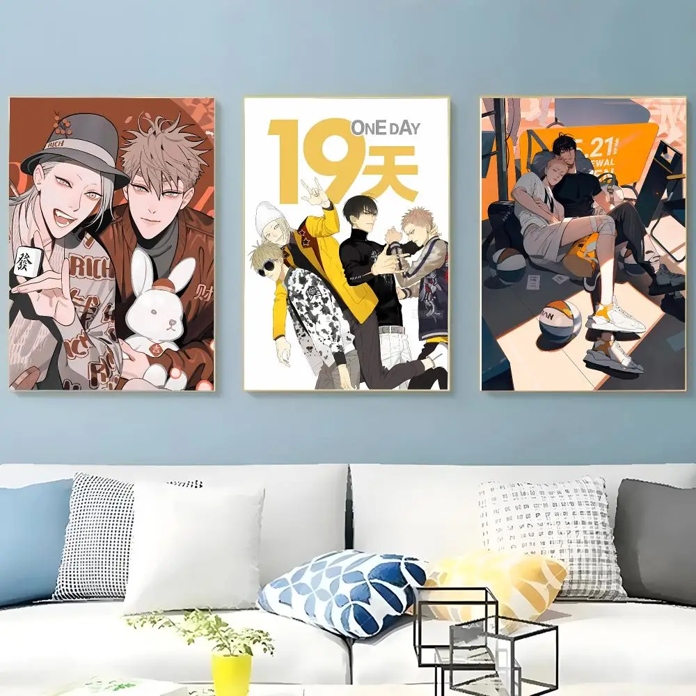 Webtoon Slice Life N-19days Poster Creative Indoor Decorative Artwork & Modern Home Decor