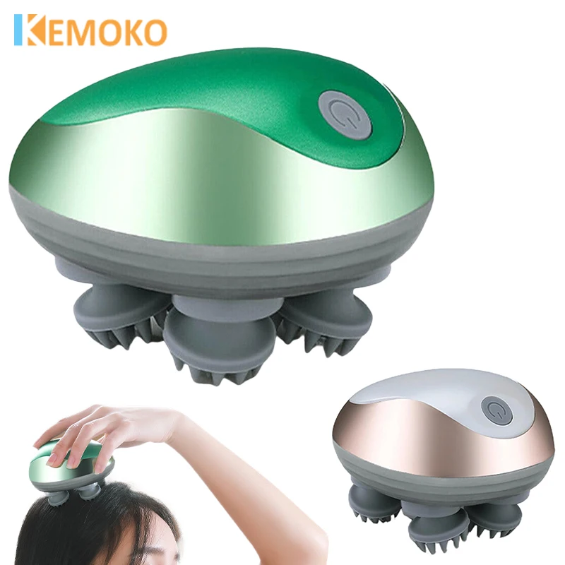 

Electric Scalp Head Massager Kneading Vibrating Device Leg Arm Shoulder Neck Deep Tissue Massage Cat Pet Massager Health Care