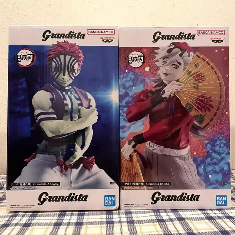 

Подлинная новинка и неоткрытая Bandai Banpresto Blade of Demon Destruction Grandista Akaza, аниме-фигурки, модель 22 см, игрушка