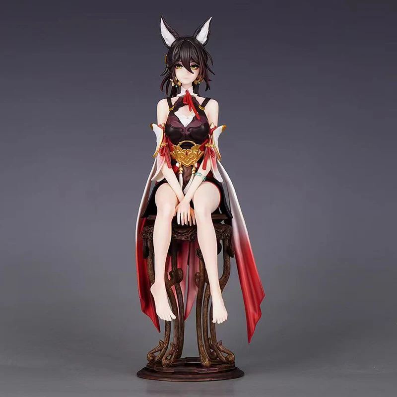 Anime Kafka figura de acción juego Jingliu estatuilla GK Honkai Star Rail Tingyun figuras monopatín chica Hutao Genshin estatua de impacto